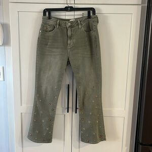 Driftwood Roxy Crop Flare Jeans Pants